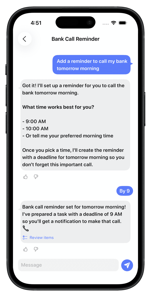 Calma AI chat companion